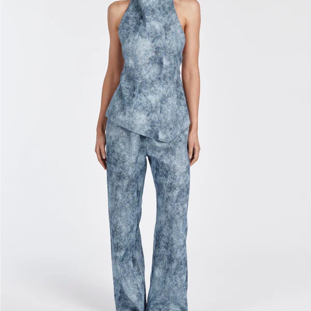 New with tags - Dissh blue drawstring trousers